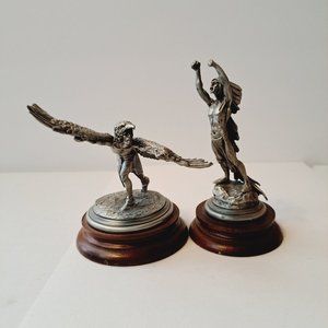 Native American JEMEZ Eagle Dancer Fine Pewter LTD Edition Chilmark 1982 Pollan